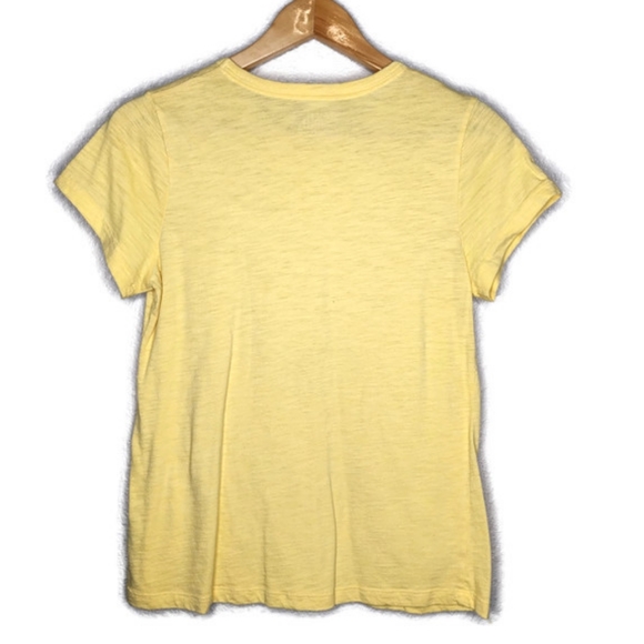 Electric Mayhem Band Distressed Yellow T-Shirt by Time and Tru Size S - Picture 3 of 5